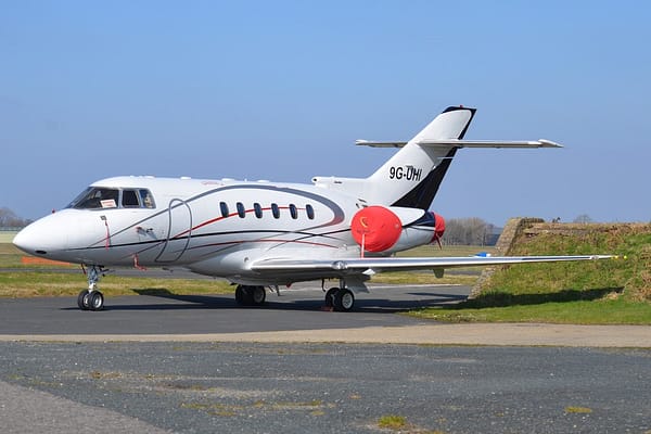 2001 Hawker 800XP Sn 258548 9G-UHI Exterior